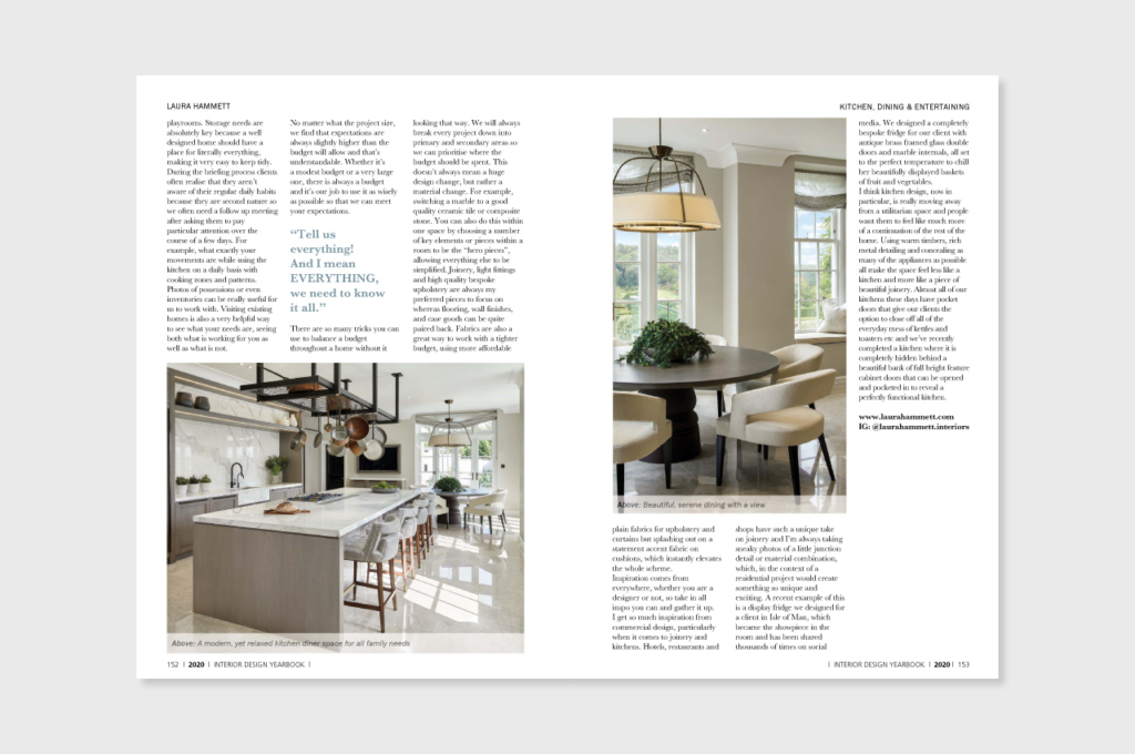 Interior Design Yearbook 2020 - Laura Hammett